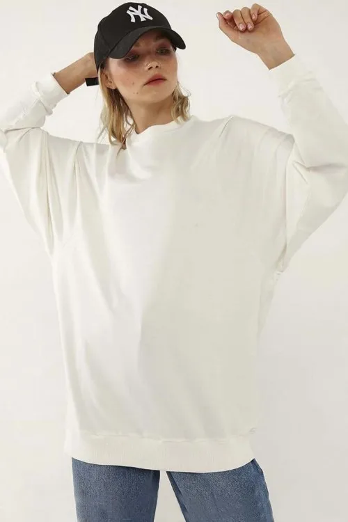 Ekstra Uzun Sweatshirt